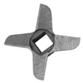 thumbnail image 1 of Steel Professional Kitchen Meat Grinder Blade Mincer Cutter for Homemade Sausage Silver, 1 of 7