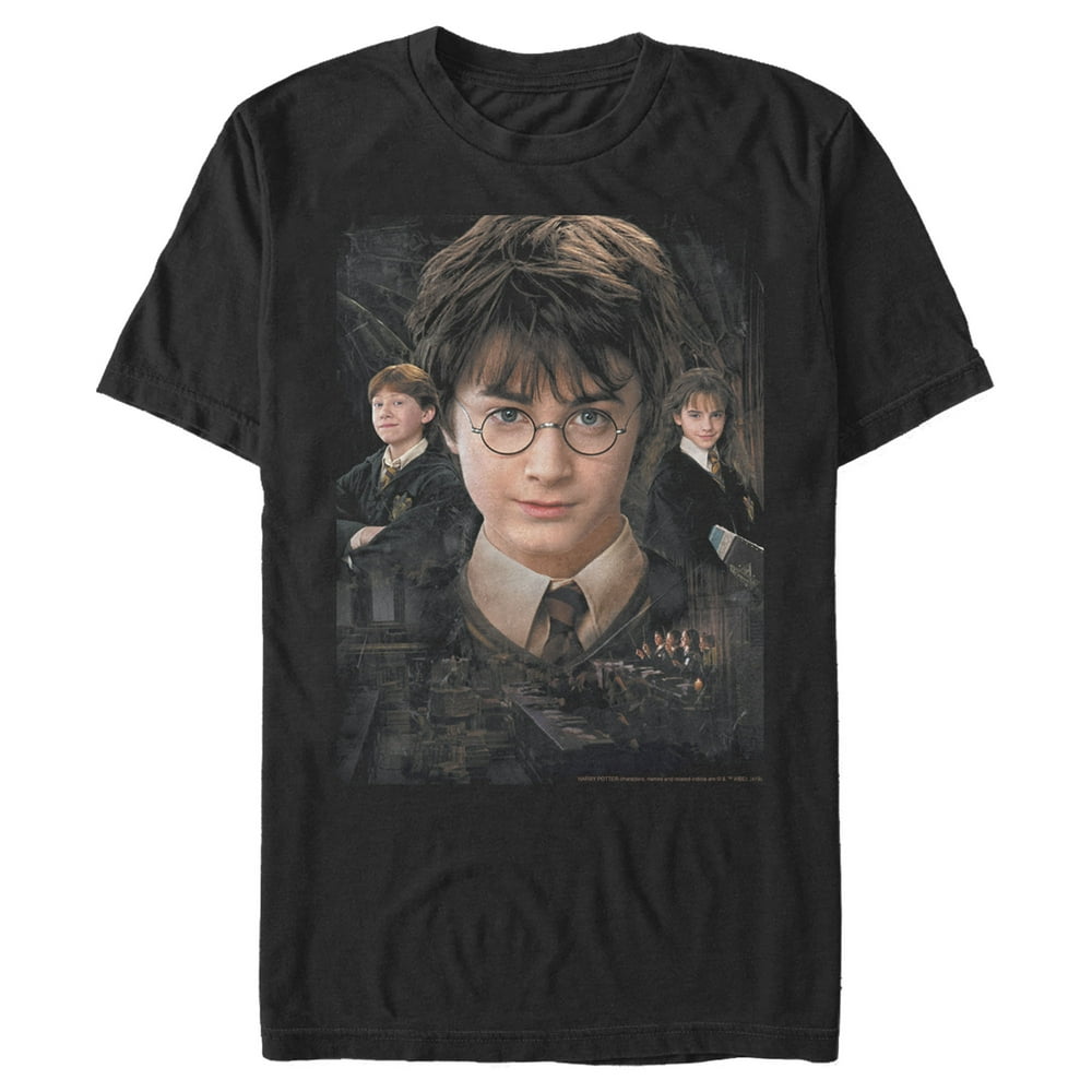 Harry Potter - Men's Harry Potter Wizard Best Friends T-Shirt - Walmart 