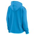 thumbnail image 3 of Women's Fanatics Blue Charlotte FC Fleece Quarter-Zip Hoodie, 3 of 3