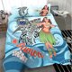 thumbnail image 2 of Juego de cama Samoa - Polinesia Niñas con tiburón, 2 of 4