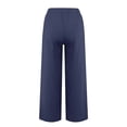 thumbnail image 4 of Tittly Sweatpants Women Lounge Pants Women Summer Pants Women's Fashionable Casual High Waist Drawstring Wide Leg Pants Baggy Pants Wide Leg Pants Woman Navy 3XL, 4 of 5