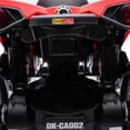 thumbnail image 3 of Kids 4 Wheel ATV, 12V Ride on Car Toy Quad Electric Vehicle with Remote Control, LED Lights, Spring Suspension, Music, USB & AUX, 3 of 9