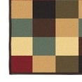 thumbnail image 6 of Ottomanson Non-Slip Kitchen Runner Rug 20" x 53" – Low Pile Stain Resistant Floor Mat, Checkered Multicolor, 6 of 13