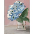 thumbnail image 2 of Moore, Regina 12x14 Black Ornate Wood Framed with Double Matting Museum Art Print Titled - Single Hydrangea I, 2 of 4