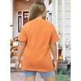 thumbnail image 2 of DEXIO Womens Plus Size Tops Halloween Shirts for Women Cute Ghost Shirt Fall Pumpkin Tshirt Coffee Lover Graphic Tees casual Short Sleeve Tops,4X, 2 of 5