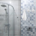 thumbnail image 4 of ganchos de pared resistentes de acero inoxidable adhesivos para colgar toallas, batas y esponjas en el baño o la cocina, resistentes al agua, 4 of 8