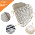 thumbnail image 3 of Hamiledyi Arena para Conejitos, Inodoro para Mascotas, Orinal, Entrenador, Bandeja Esquinera, Caja de Cama para Animales pequeños, Conejillo de Indias, hurón, hámster, Conejo Enano (Blanco), 3 of 5