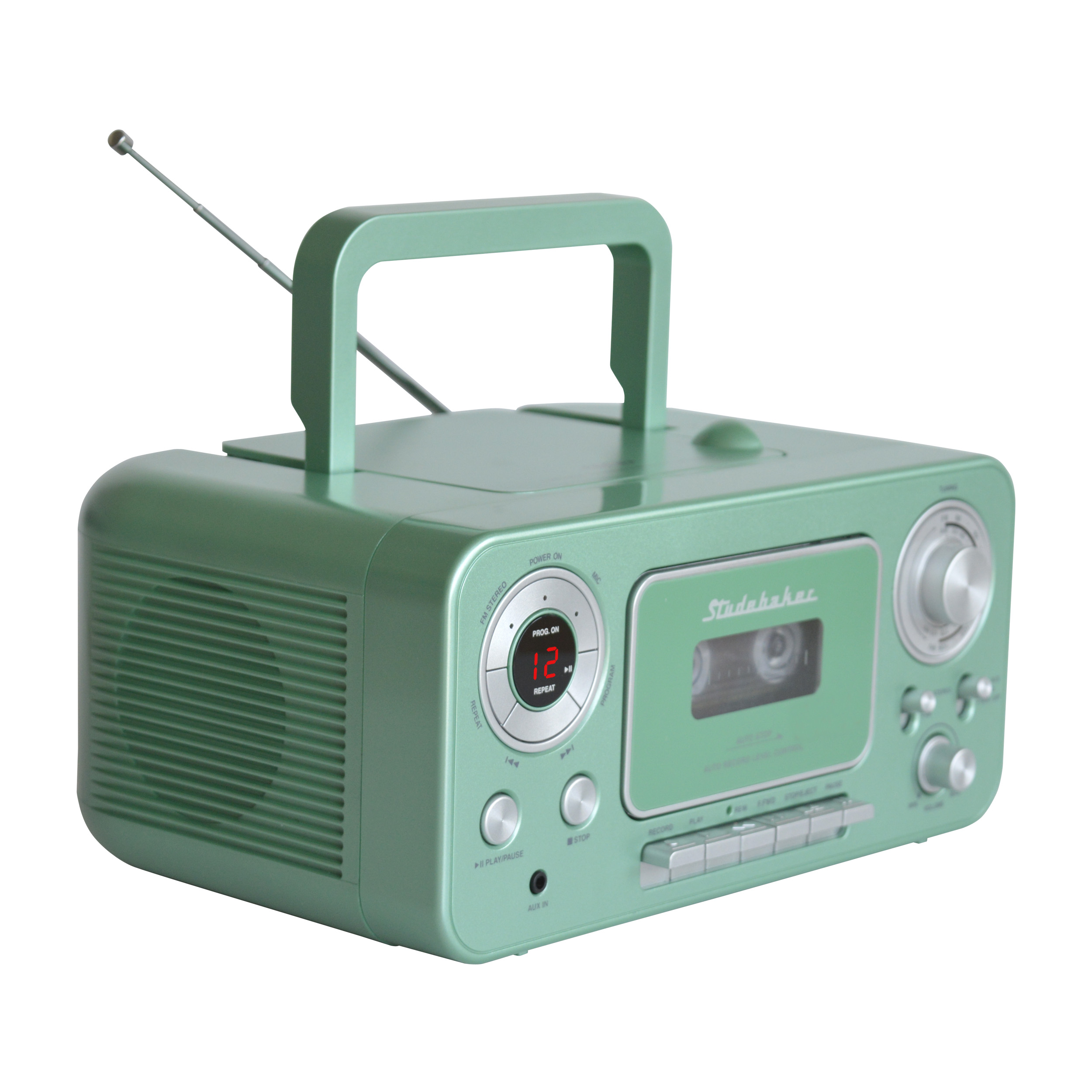 Portable Stereo CD Player with AM/FM Radio and Cassette Player/Recorder - image 4 of 5