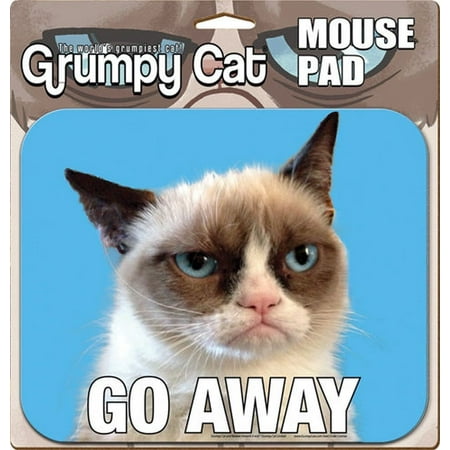 Ata-Boy Grumpy Cat Go Away Mouse Pad, Want to add some flair to your ...