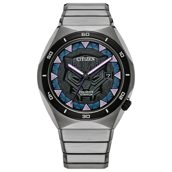 Citizen Men's Eco-Drive Marvel Black Panther Super Titanium Watch - AW1668-50W