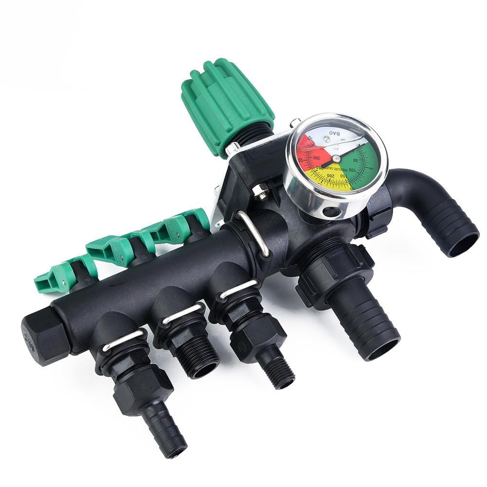 Tebru Agricultural Sprayer Control Shut Off Valve 3 Way Water Splitter ...