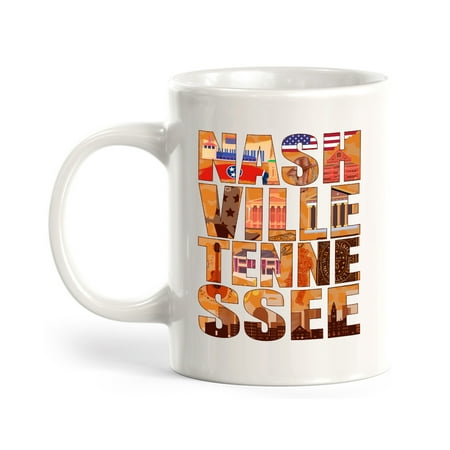 

Nashville Tennessee 11oz Plastic Coffee Mug | American Cities Coffee Cups