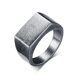 thumbnail image 1 of Anillo cuadrado Punk para hombre, joyería de acero inoxidable 316L, anillos personalizados, Color negro, dorado y plateado, accesorios de joyería impermeables, regalos, 1 of 4