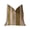 Gold, variant on Plutus Golden Tan Lines Gold Luxury Throw Pillow - Gold - 16in. x 16in.
