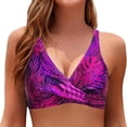 thumbnail image 1 of Zmoon Women's Full Coverage Bikini Push Up Swimsuit Tops Sports Bra Swimsuit Tops, 1 of 6