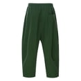 thumbnail image 4 of Men's Casual Harem Pants Breathable Loose Fit Summer Trousers Comfortable Daily Wear Versatile Basic Style Lightweight Relaxed Beach Yoga Men's Pants Relaxed Fit Lounge Big and Tall, 4 of 7