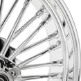 thumbnail image 3 of 18x3.5 Fat Spoke Front Wheel Rim for Harley Dyna Wide Glide FXDWG 2006-2016 Fat Boy FLSTF Heritage Softail Classic FLSTC 00-17 Softail Custom FXSTC 07-10 Deluxe FLSTN Softail Springer FXSTS, 3 of 6