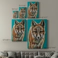 thumbnail image 4 of Teal Fox Premium Gallery Wrapped Canvas - Ready to Hang, 4 of 9