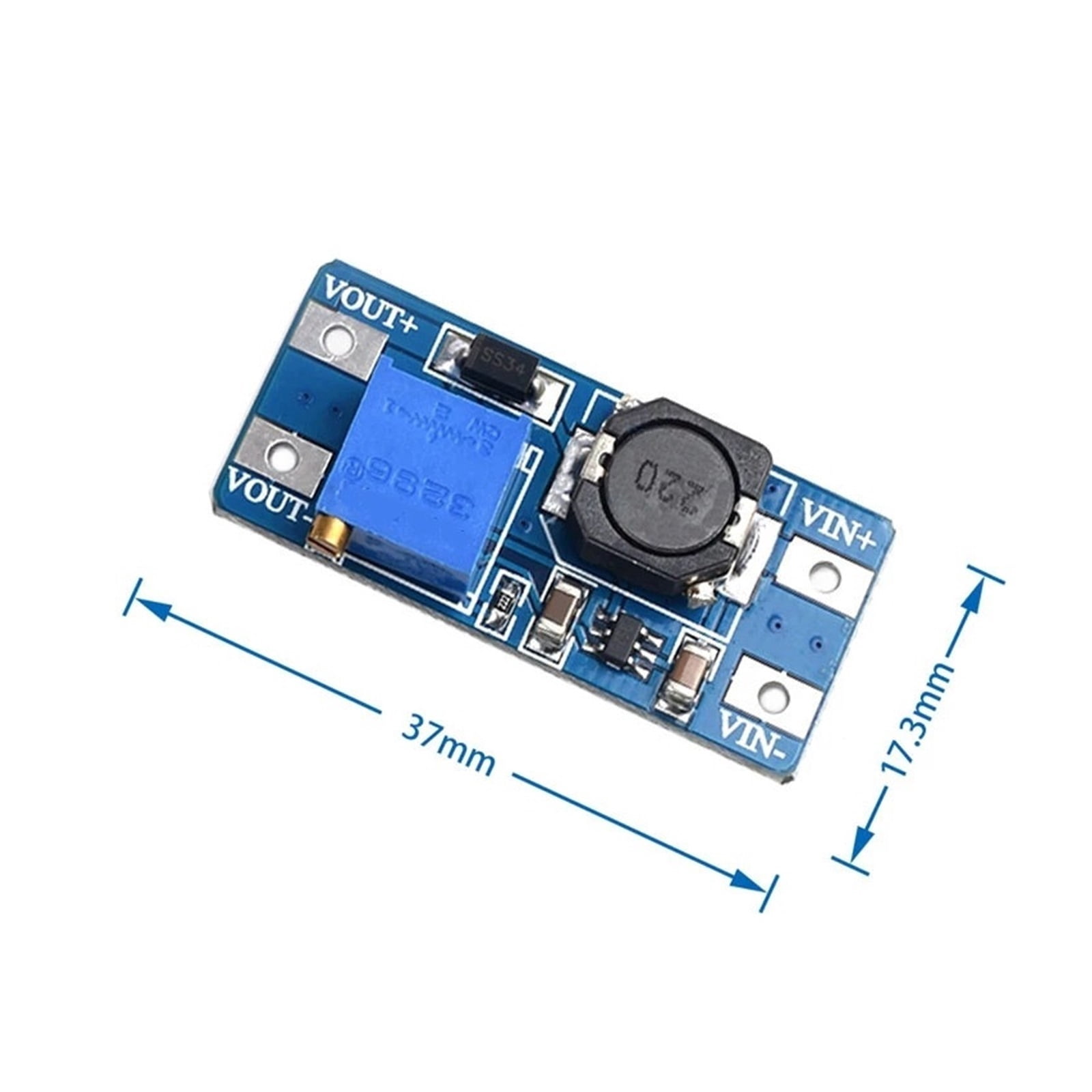1PCS MT3608 DC-DC Step Up Converter Booster Power Supply Module Boost Step-up Board MAX output 28V 2A for arduino diy kit