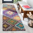 thumbnail image 3 of SAFAVIEH Aspen Mia Geometric Wool Runner Rug, Blue/Multi, 2'3" x 5', 3 of 6