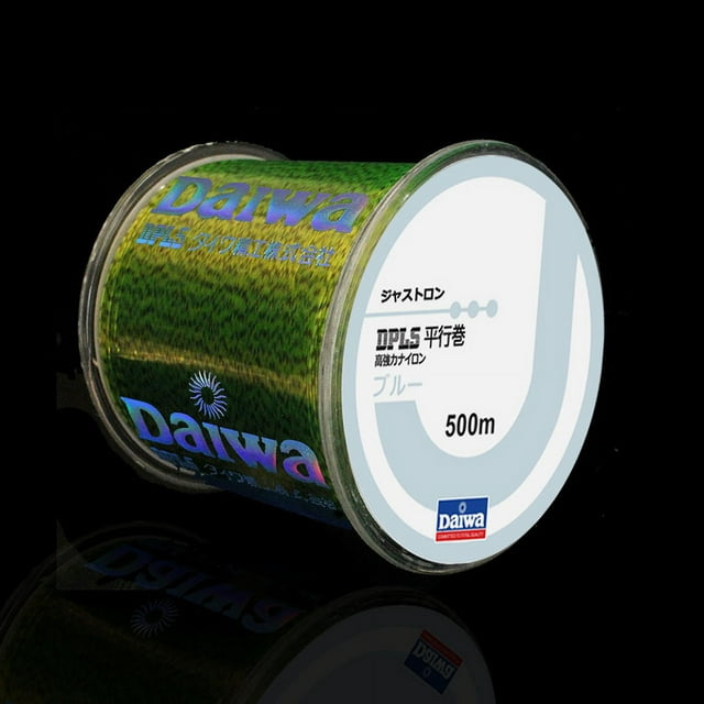 500m Super Strong Fishing Line Japan Monofilament Nylon Fishing Line 2-35LB Camo Green 0.8