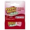Pepto Bismol To Go 5 Symptom Digestive Relief Medicine, Upset Stomach and Diarrhea Relief, Cherry Flavor, 12 Chewable Tablets (Packaging May Vary)