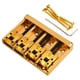 thumbnail image 4 of Puente de Guitarra Profesional Accesorio Duradero de Instación para Accesorios de Bajos Eléctricos de Reempzo Regalos para Amantes de , Dorado Sunnimix Puente de silla de montar, 4 of 8