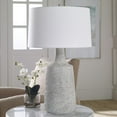 thumbnail image 4 of Uttermost Scouts Farmhouse Steel and Ceramic Table Lamp in Gray/Off White, 4 of 7