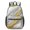 White and Gold Marble Pattern-2, variant on White and Copper Marble Pattern 17" Waterproof Oxford School Backpacks for Teens, S-Shape Padded Straps, for School, Travel, Hiking, Camping