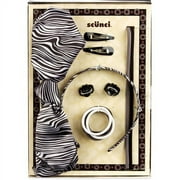 Scunci 14-Piece Hair Accessories Gift Set - Zebra