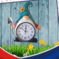 thumbnail image 2 of Gnome Home Decor Wall Clock, Modern Creative Household Simple Garden Decorative Clock Mute Wall Chart Clock, Fashion Art Decoration Wall Clock for Living Room,Bedroom,Kitchen, 2 of 9