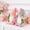 Pink + Grey, variant on 1 PCS Plush Decoration for Home - 14.5 Inch Spring for Tiered Tray, Tabletop, and Shelf - Mother's Day Gift for Women - Valentine's Day Home Decor (Pink)