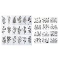 thumbnail image 1 of Set of 30 Hollow Flower Painting Stencils DIY Drawing Scrapbook Wall Stencil Painting Template for Wood Floor Tiles Art, 1 of 4