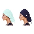 thumbnail image 1 of (2-Pack) Rinsvye and Womens with Sweatband Women Small Hat Mens for Cap Hat Storage for Baseball Caps in Closet with Buttons Scrub Bouffant Hat Racks for Baseball Caps Display Baseball Caps, 1 of 4