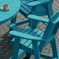 thumbnail image 4 of Wildridge Heritage 7-Piece 60" Pub Counter Set, Aruba Blue - Outdoor Weather Resistant Recycled Plastic Furniture for Patio, 4 of 7