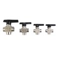 thumbnail image 4 of 3 Way Ball Valve 304 Stainless Steel Bspp Female Thread Valve For Water, 4 of 9
