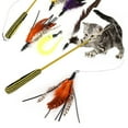 thumbnail image 4 of Interactive Toy,5pcs Pet Wand Kitten Cat Chaser Toy Teaser Toy World-Class Design, 4 of 11
