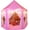 01 Pink Tent with Little Star Lights, variant on Princess Tent Girls Large Playhouse Kids Castle Play Tent with Star Lights Toy for Children Indoor and Outdoor Games, 55'' x 53'' (DxH)