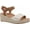 Cream/Tan, variant on Vionic Women's Sable Platform Wedge Sandal Black Tmb Leather 11W
