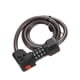 thumbnail image 2 of Candado de Combinación Portátil para Bicicleta, Candado Antirrobo, Candado de Cable de Acero, 2 of 6
