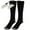 Black and Gray, variant on SUSIOLI Heated Socks for Men Women 2200mAh Rechargeable Electric Heating Socks Warm Winter Thermal Socks for Skiing Hiking (3 Heating Settings,18.5in)
