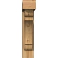 thumbnail image 2 of Ekena Millwork 6"W x 24"D x 28"H Olympic Block Rough Sawn Bracket w/ Offset Brace, Western Red Cedar, 2 of 25