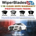 thumbnail image 2 of 2009 Audi A5 Beam Wiper Blades Wipers w/1yr Warranty (Set of 2), 2 of 5