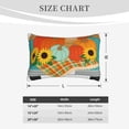 thumbnail image 4 of Honeii Hello Fall Farm Truck Pattern Decorative Throw Pillow Case - Elevate Your Couch, Sofa, or Bed with Stylish Home Decor-16"x24", 4 of 6