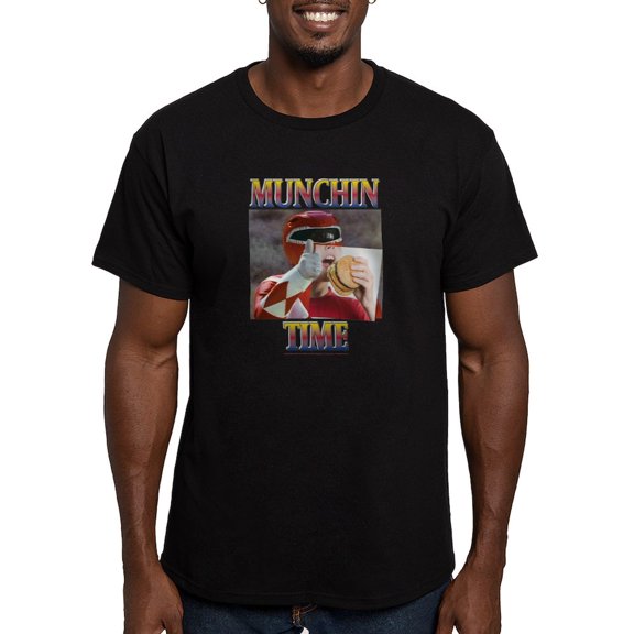 CafePress - Power Rangers Munchin Time Men's Classic T Shirt - Men's Fitted T-Shirt