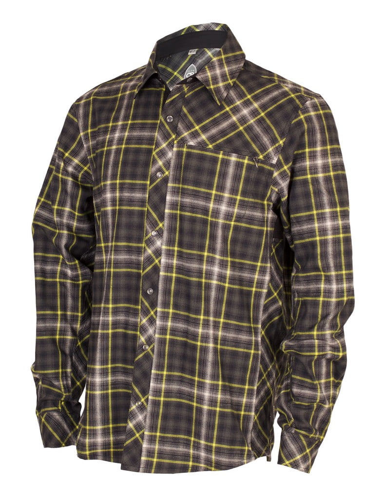 Club Ride Apparel Jack Flannel Mens Long Sleeve Snap Down Cycling Top