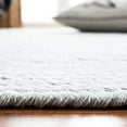 thumbnail image 5 of SAFAVIEH Braided Creighton Solid Cotton Reversible Area Rug, Light Blue, 5' x 8', 5 of 11