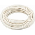 thumbnail image 1 of 32,81 yardas de cordón de ribete de plástico de 5 mm, cordón de poliéster blanco para ganchillo, punto, tejido o adornos en prendas de vestir y cojines., 1 of 9