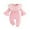 Pink, variant on aidice Newborn Girl Clothes Infant Lace Bow Ruffle Onesie Cute Comfy Toddler Baby Clothes Fashion