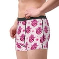 thumbnail image 2 of Balery Groovy Pink Disco Balls Calzoncillos bóxer para hombre, ropa interior de algodón suave y transpirable con cinturilla de nailon-Large, 2 of 5